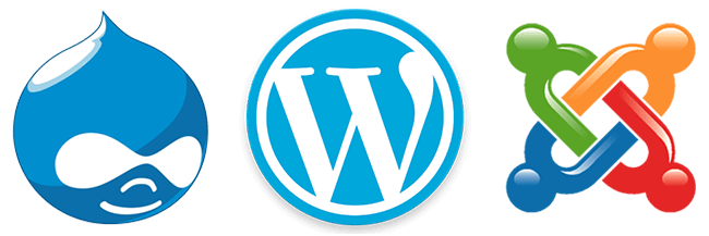 Drupal Joomla WordPress