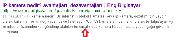 Google meta description