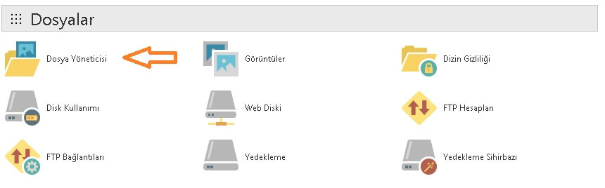 wordpress dosya yöneticisi